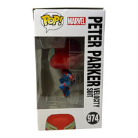 Marvel #974 Peter Parker Velocity Suit Entertainment Earth Exclusive Funko Pop (Imperfect Box)