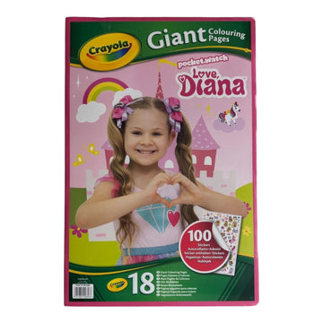 Crayola - Love Diana 18 Giant Colouring Pages