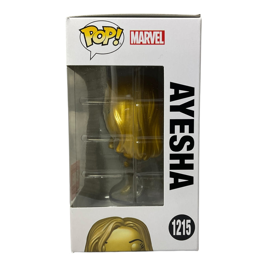 Marvel #1215 Ayesha Collector Corps Exclusive Funko Pop (Imperfect Box)