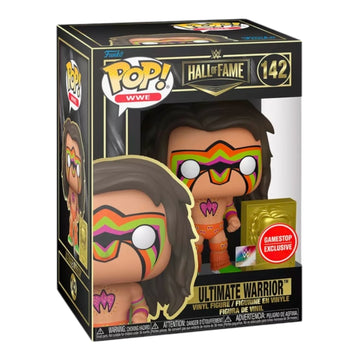 WWE #142 Ultimate Warrior Gamestop Exclusive Funko Pop