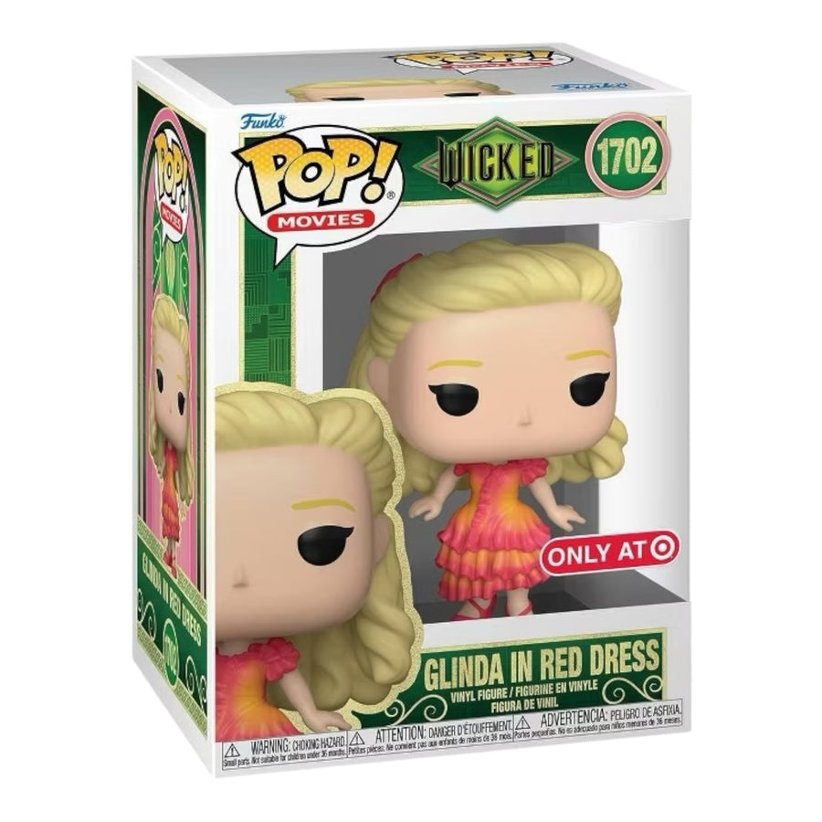 Wicked #1702 Glinda In Red Dress Target Exclusive Funko Pop