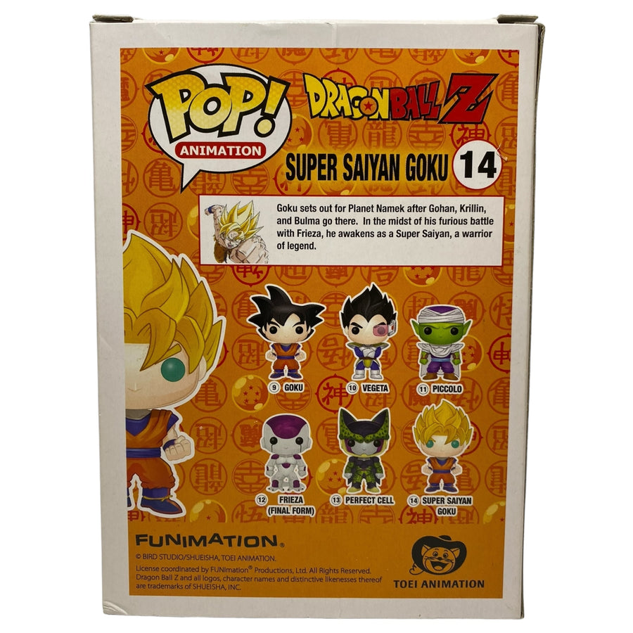 Dragon Ball Z #14 Super Saiyan Goku GITD Entertainment Earth Exclusive Funko Pop (Imperfect Box)