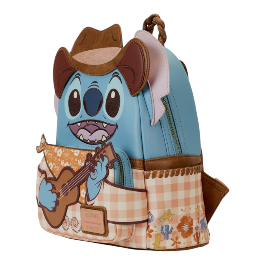 Loungefly Disney Lilo and Stitch Western Stitch Cosplay Mini Backpack Exclusive