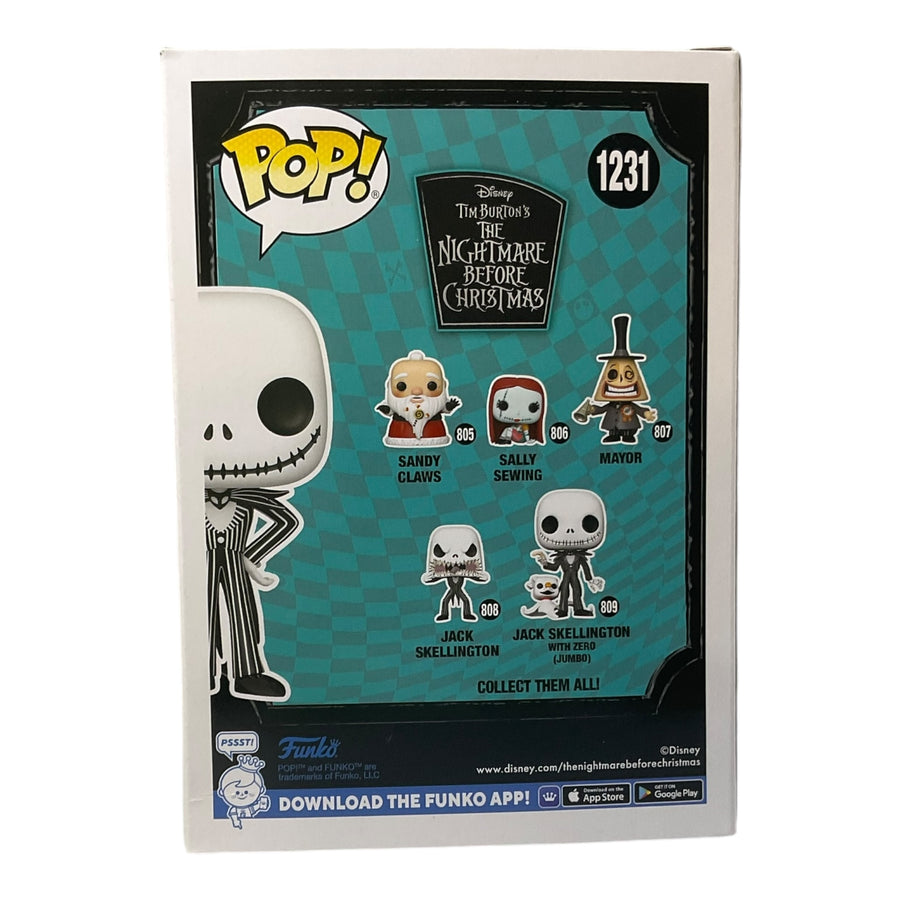 Disney #1231 Jack Skellington Funko Hollywood Exclusive Funko Pop (Imperfect Box)