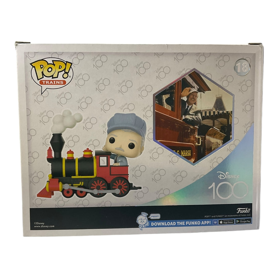 Disney #18 Walt Disney On Engine Amazon Exclusive Funko Pop Train (Imperfect Box)