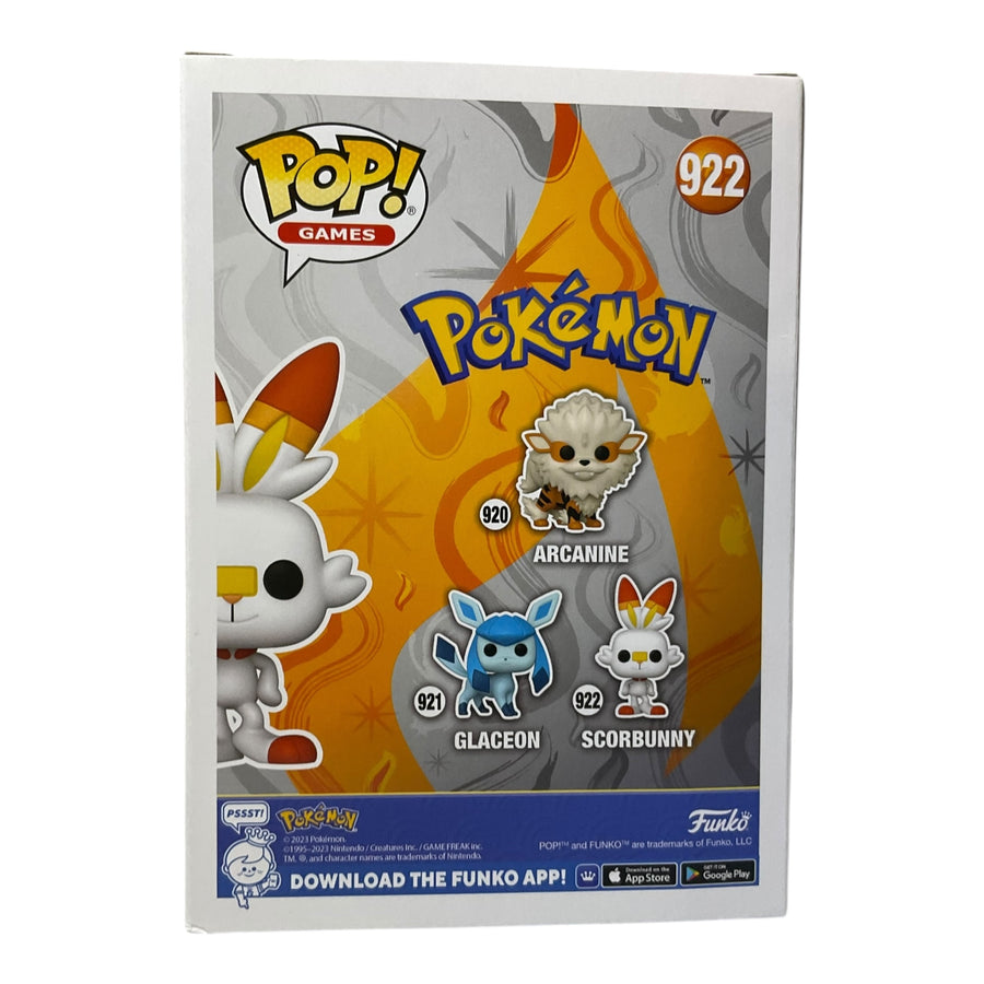 Pokemon #922 Scorbunny Funko Pop (Imperfect Box)