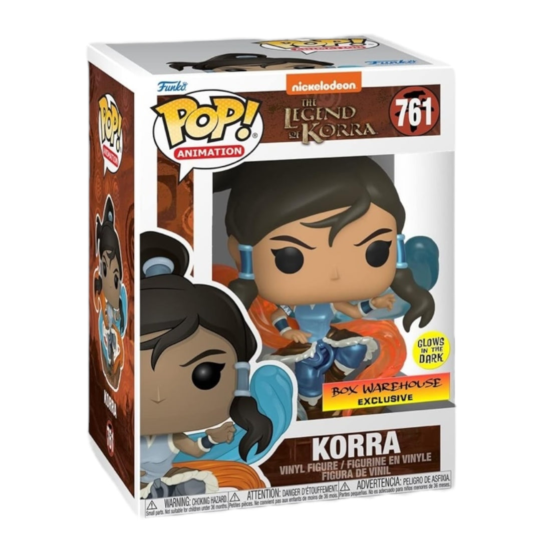 The Legend Of Korra Glows In The Dark Box Warehouse Exclusive Funko Pop