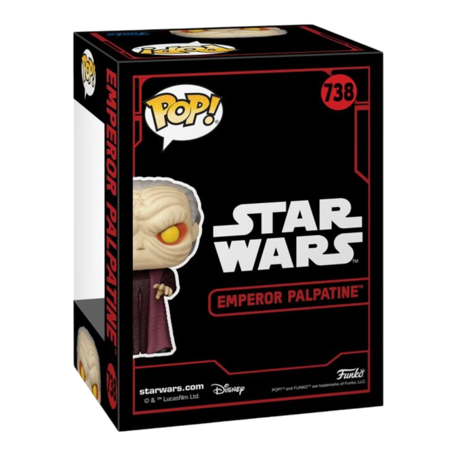 Star Wars #738 Emperor Palpatine Funko Pop