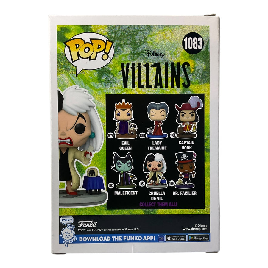 Disney #1083 Cruella De Vil Funko Pop (Imperfect Box)