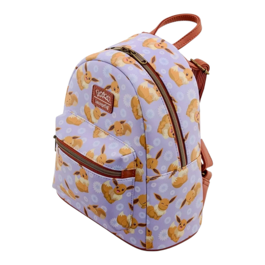 Loungefly Pokemon Eevee Floral Mini Backpack GameStop Exclusive