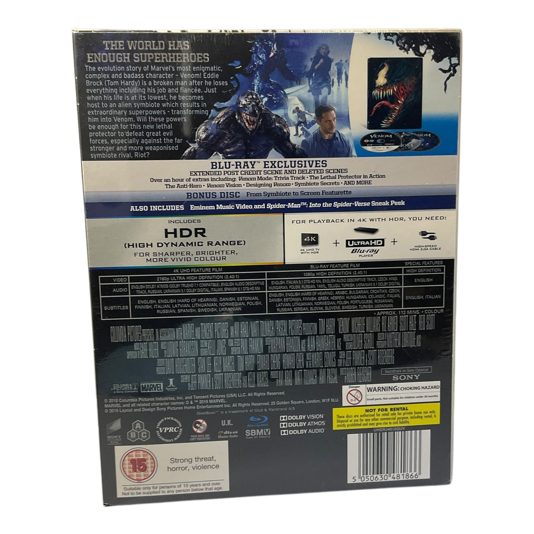 Marvel Venom Funko Pop Limited Edition Steelbook