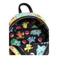 Loungefly Pokémon Starters Allover Print Mini Backpack - BoxLunch Exclusive