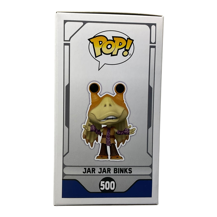 Star Wars #500 Jar Jar Binks Gamestop Exclusive Funko Pop (Imperfect Box)