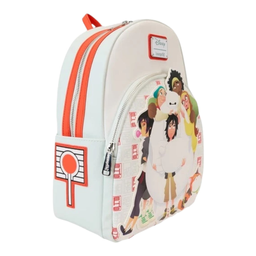 Loungefly Disney Big Hero 6 10th Anniversary Baymax Gang Mini Backpack