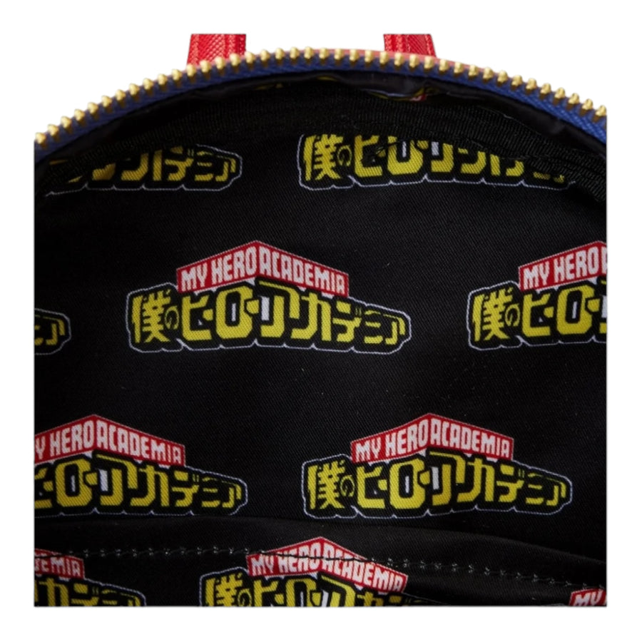 Loungefly My Hero Academia Group Embossed Logo Mini Backpack