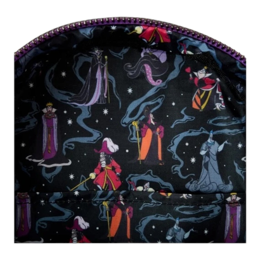 Loungefly Disney Villains Iridescent Mini Backpack