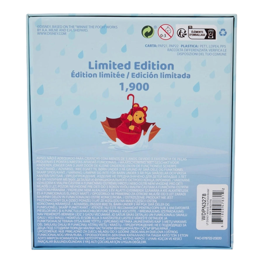 Loungefly Disney: Winnie the Pooh Rainy Day Moving 3-Inch Pin