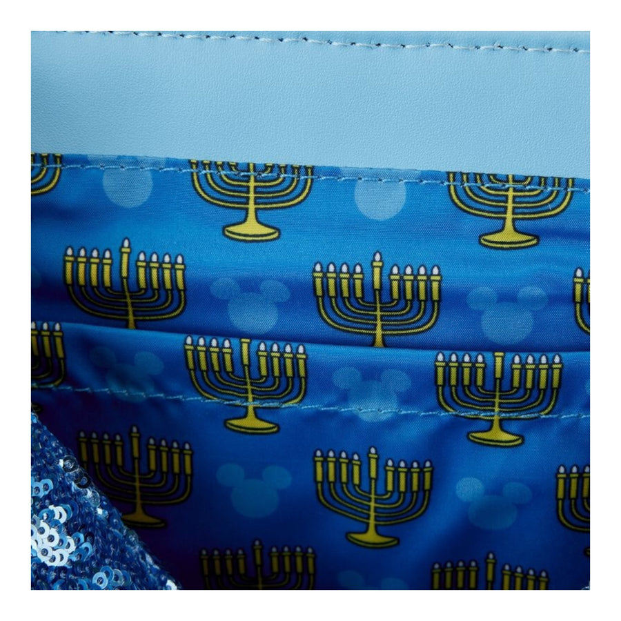 Loungefly Disney Mickey Hanukkah Dreidel Crossbody