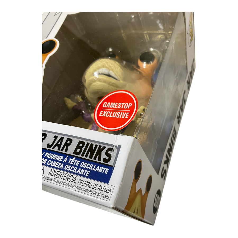 Star Wars #500 Jar Jar Binks Gamestop Exclusive Funko Pop (Imperfect Box)