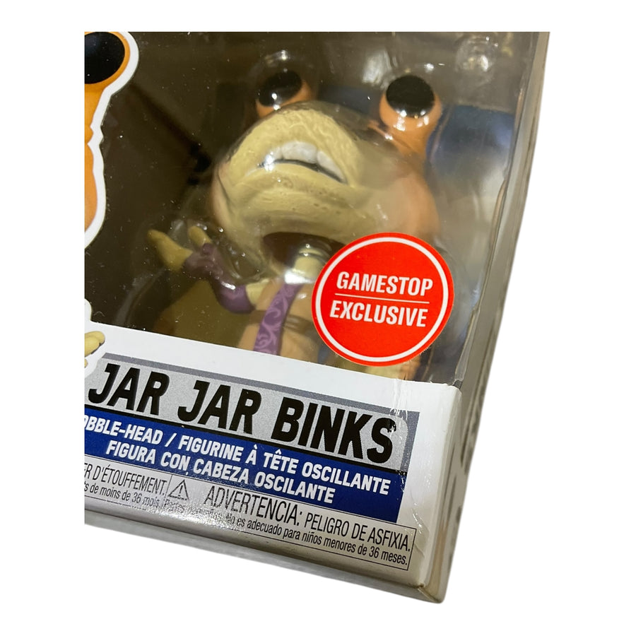 Star Wars #500 Jar Jar Binks Gamestop Exclusive Funko Pop (Imperfect Box)