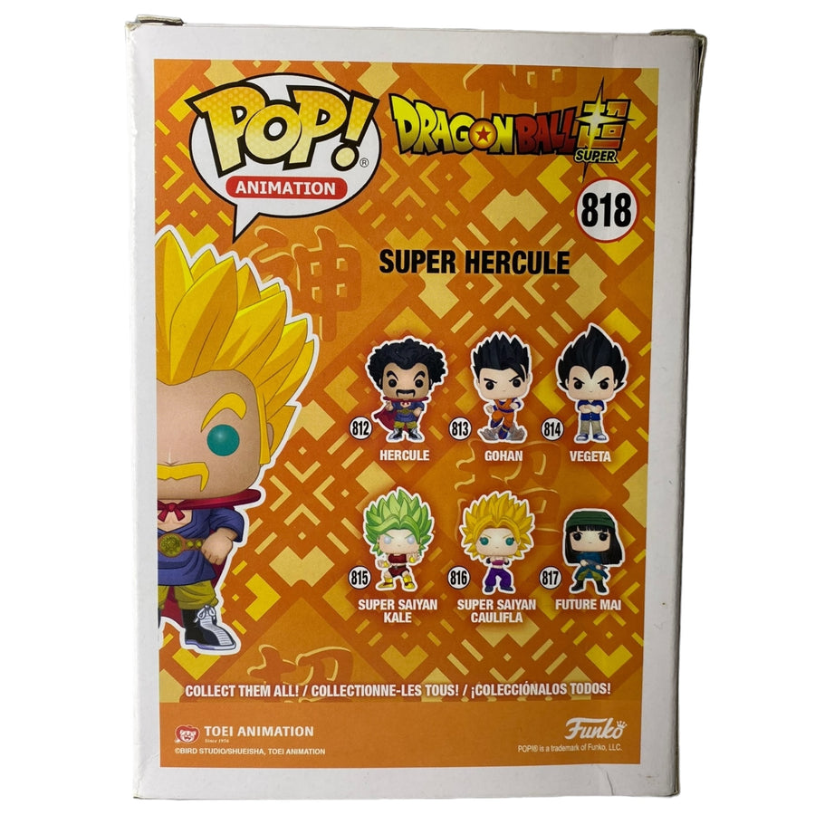 Dragon Ball Super #818 Super Hercule GITD Specialty Series Exclusive Funko Pop (Imperfect Box)