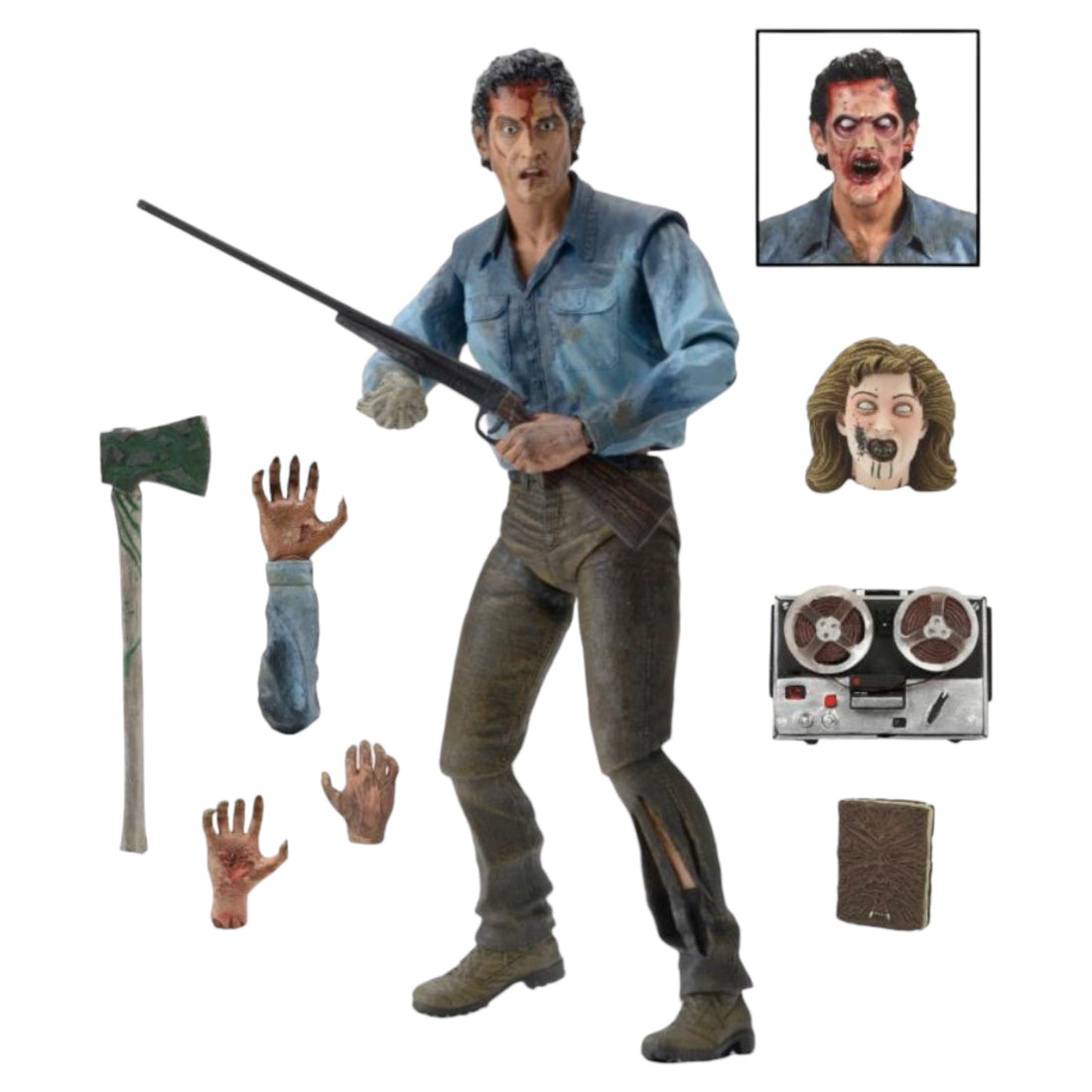 Evil Dead 2 Ultimate Ash 7” NECA Figure