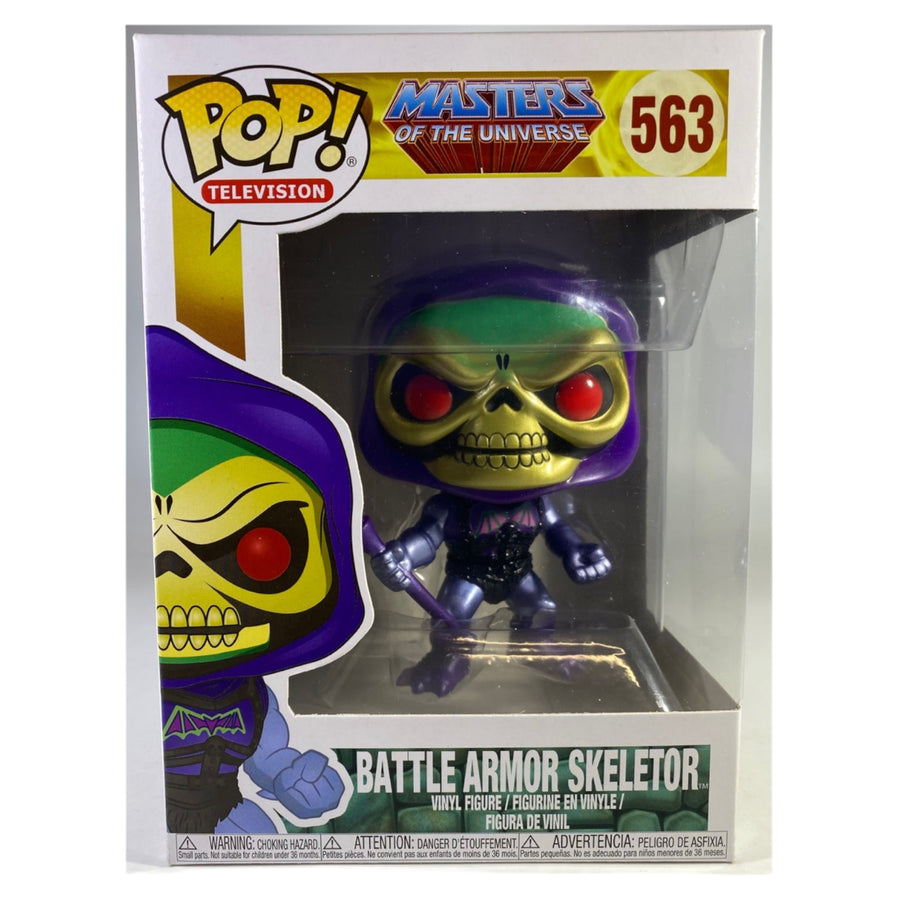 Masters Of The Universe #563 Battle Armor Skeletor (Metallic) Funko Pop