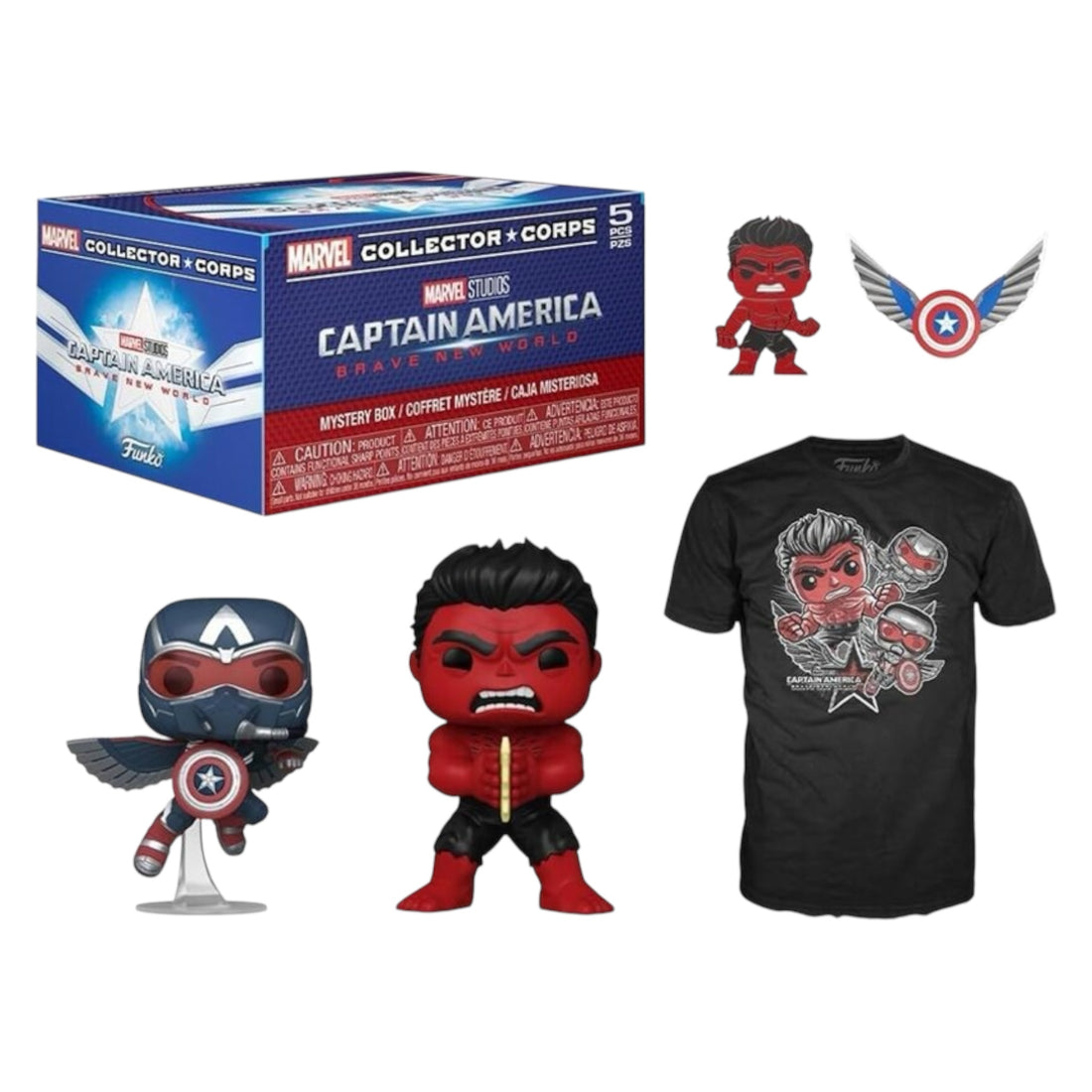 Marvel Captain America Brave New World Collectors Corps Box