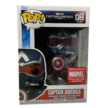 Marvel #1369 Captain America Collector Corps Exclusive Funko Pop